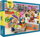 Mitzvah Kinder -Market Puzzle (100 Pieces)