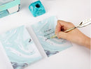 Blue Feather Pen Gift Set