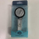 Silver Croc Circle Pacifier Clip