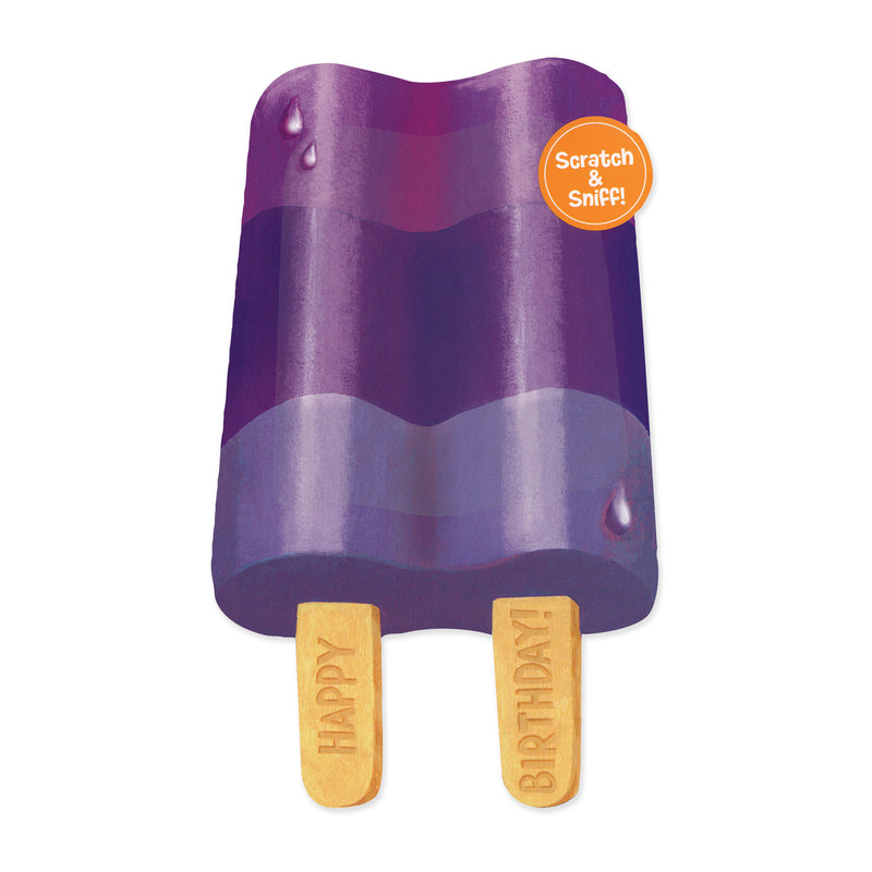 Grape Popsicle Scratch & Sniff Card