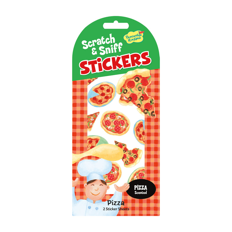Scratch & Sniff Pizza Stickers