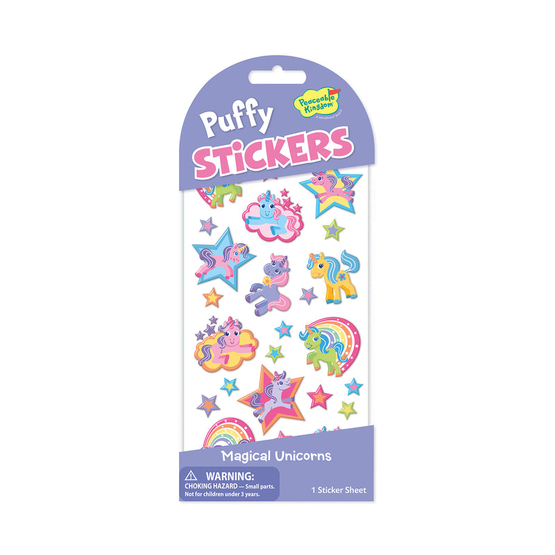 Unicorn Puffy Stickers