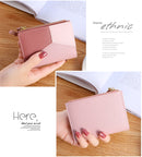 Pink & White Wallet With Keychain