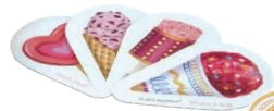 Ice Cream Scented Sticker Tin