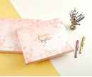 Pink Flower Stationary set