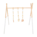 White Wooden Bead Frame- Large