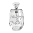 Always & Forever Stemless Wine Glass & Stopper
