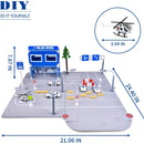 Police Station Pull Back Cars Playset