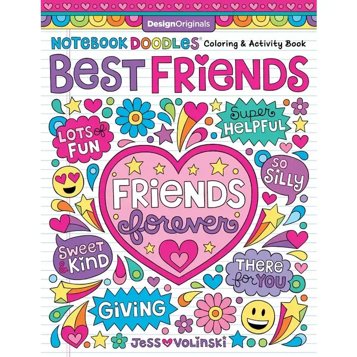 Notebook Doodles Best Friends Coloring Book