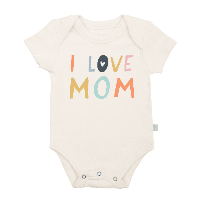 Finn + Emma - graphic bodysuit | love mom