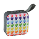 Watercolor Hearts - Jamm'd by Watchitude - Bluetooth Speaker