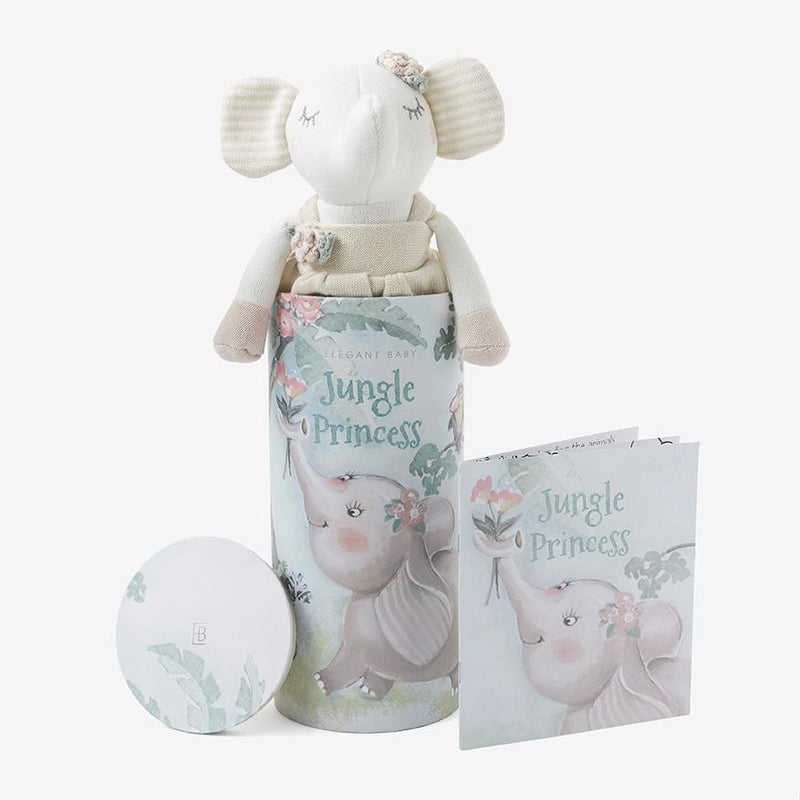 Elephant Princess Baby Knit Toy with Gift Box