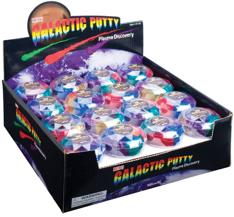 Mini Galactic Putty. Reusable, Shimmering Slime