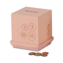 Pink Modern Cents Bank