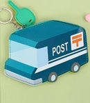 Post Automobile Coin Purse Keychain
