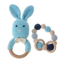 Bunny Rattle and Bracelet Set