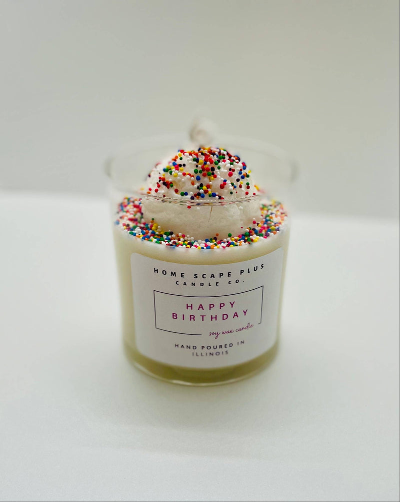 Specialty Candle- Happy Birthday