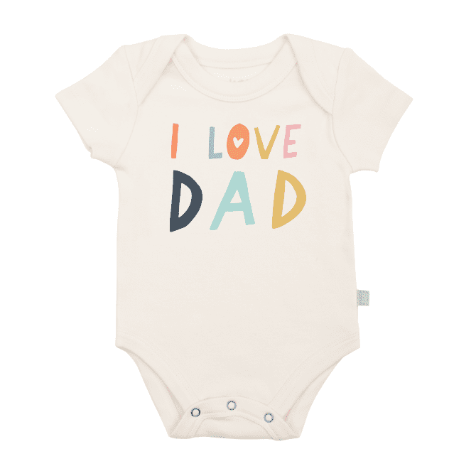 Finn + Emma - graphic bodysuit | love dad