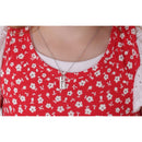 Sterling Silver Girls Love Bar Necklace with Heart for Kids