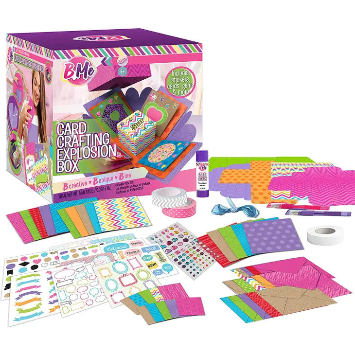 Card Crafting Explosion Arts and Crafts Box for Girls