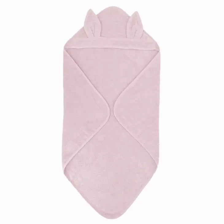 Hooded towel rabbit pink