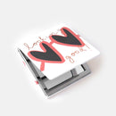 Heart Sunglasses Pocket Mirror