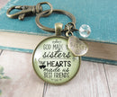 Sisters Keychain God Made Us Sisters Best Friends Faith…