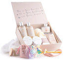 Birthday Gift Basket - Bath & Spa Gift Set with CZ Necklace
