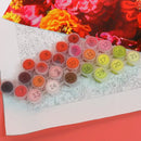 Floral Adult DIY Paint-By-Number Craft Kit Set