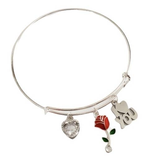 I Love You Charm Bracelet