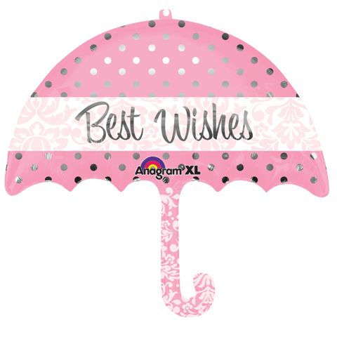 Best Wishes Umbrella Balloon