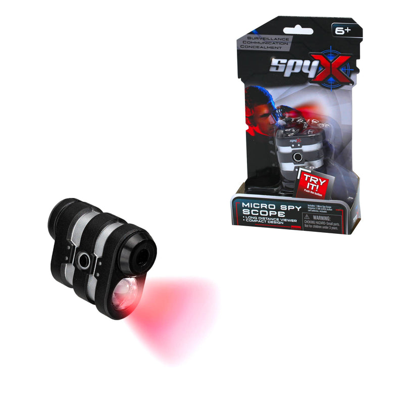 SpyX Micro Spy Scope - Powerful Red LED Light Monocular