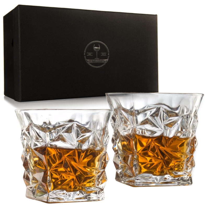 Diamond Luxury Elegant Whiskey Glasses