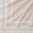 Blush Tuxedo Stripe Reversible Cotton Knit Baby Blanket