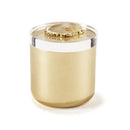 Natural Agate Lidded Candleholder Filled with Vanilla Scent Wax