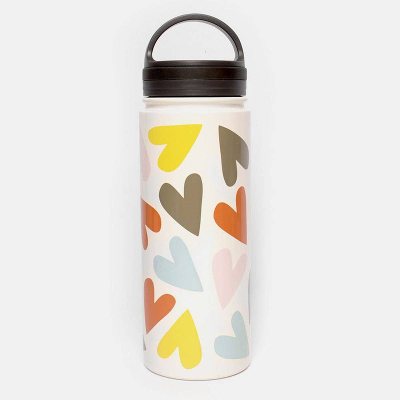 Multi Heart Metal Waterbottle