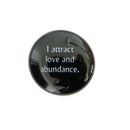 Affirmation and Destiny Glass Stone