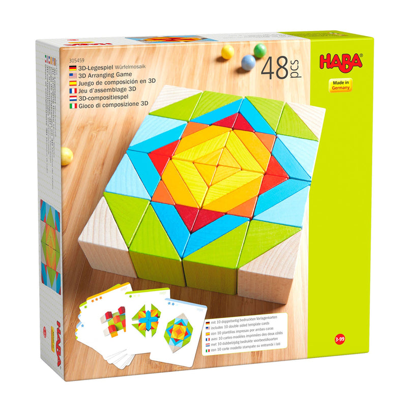 3D Puzzle Cube Mosaic Wooden Blocks