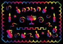 Chanukah Stencil Art