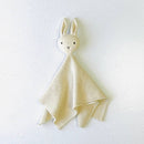 Bunny -Organic Baby Lovey Security Knit Blanket Cuddle Cloth