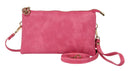Crossbody with Multi Storage Areas - Fuchsia