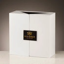 Gold Round Diffuser with Dimensional White Flower