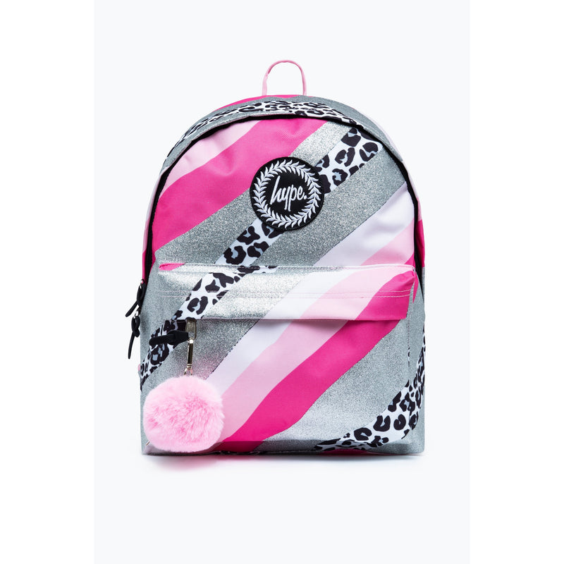 Hype Glitter Leopard Wave Backpack