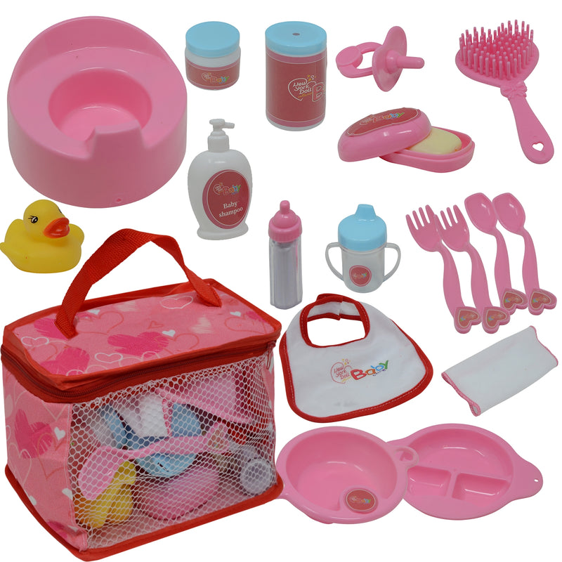 20 Pc Baby Doll Accessory Set