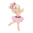 Glitter Ballerina Hair Clip