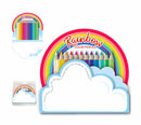 Rainbow Cloud Pad & 12 pc Color Pencil Set