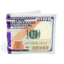 Bi-Fold $100 Dollars Bill Printed Men's Wallet
