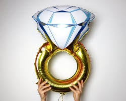 Mini Diamond Ring Balloon