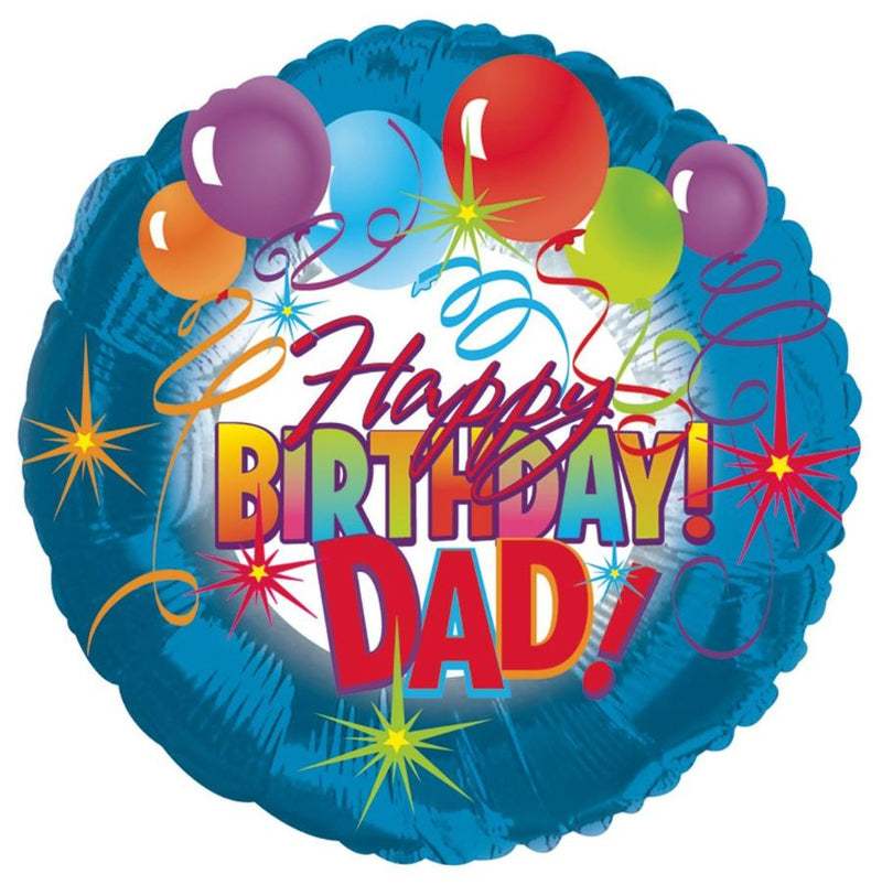 18" Happy Birthday! Dad! Balloon