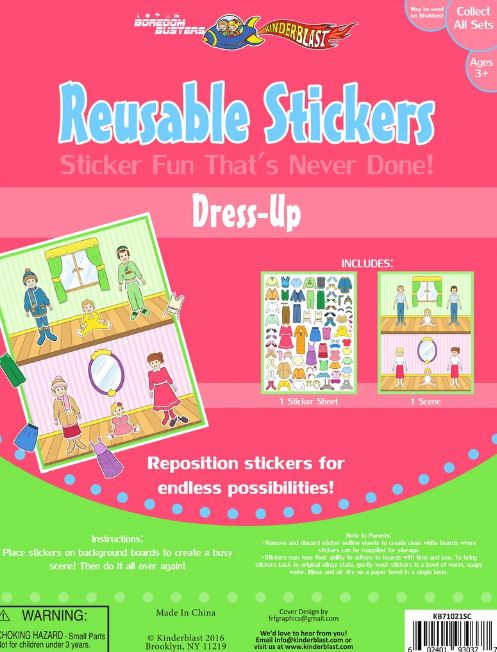 Reusable Stickers Dress-Up